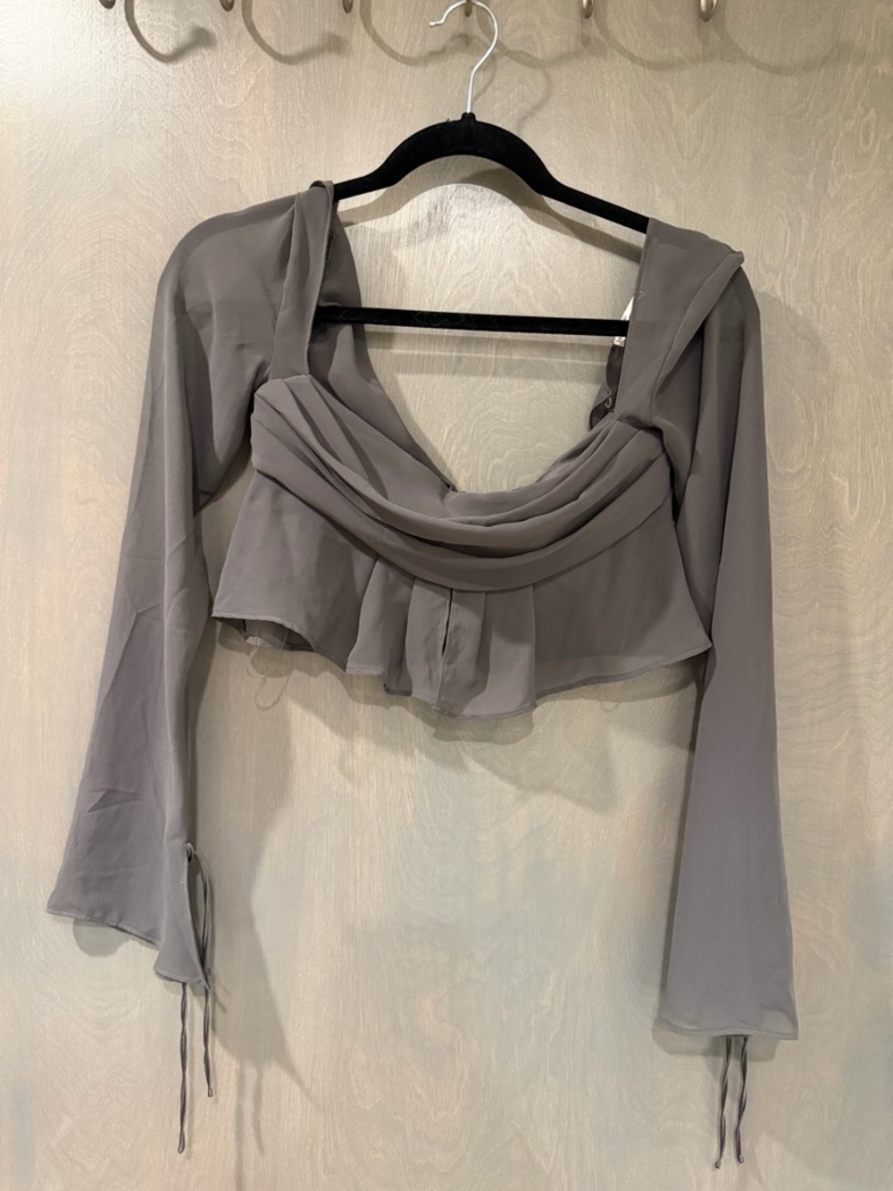 Gray house of cb skirt set